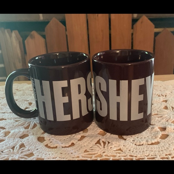 Set of Two Hershey’s Ceramic Coffee Cups - Picture 1 of 5